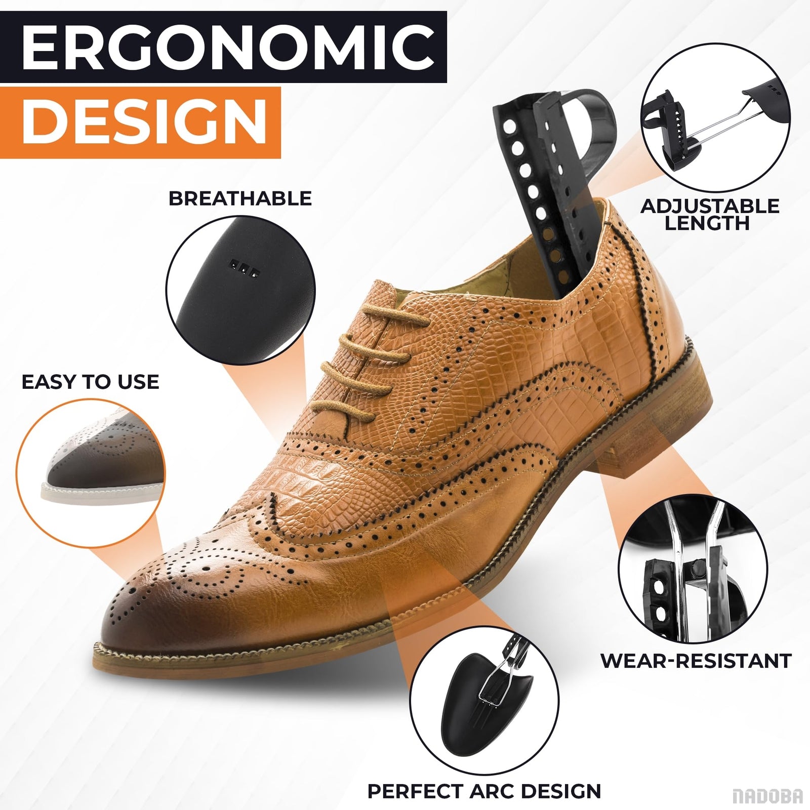 Hormas Ajustables Para Zapatos, 5 Pares, Para Estirar Zapatos Y Botas